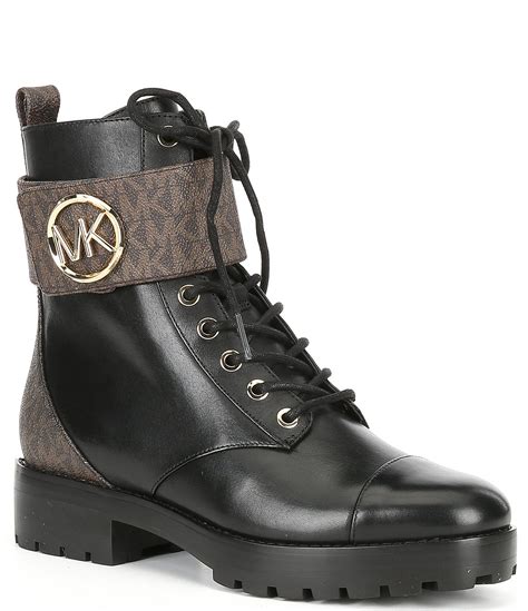 boots michael kors leer|michael kors boots.